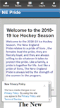 Mobile Screenshot of nepridehockey.com